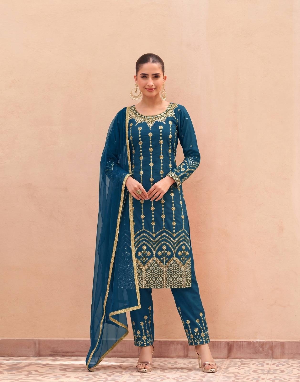 KB SERIES 4113 By KB SERIES 4113 To 4114 Series Beautiful Sharara Suits Colorful Stylish Ethnic Wear Heavy Britaline soft silk Stitched Dresses At Wholesale Price